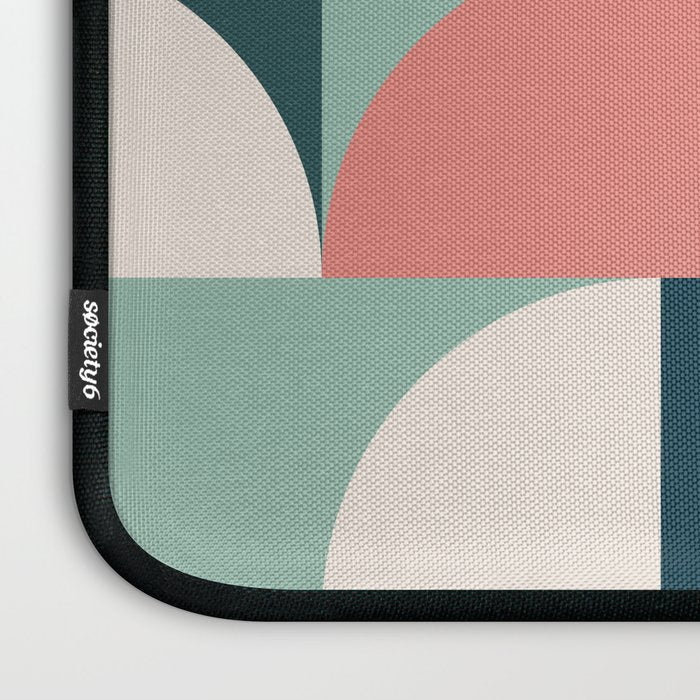Mid Century Geometric 23B Laptop Sleeve Gallery Image 3
