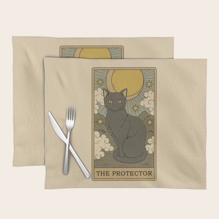 The Protector - Cat Tarot Placemat Gallery Image 1