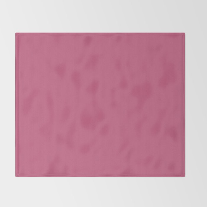 Rose Pink Solid Color Throw Blanket Gallery Image 2