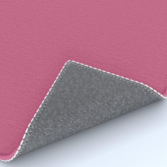 Rose Pink Solid Color Rug Gallery Image 4