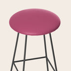 Rose Pink Solid Color Stool Gallery Image 2