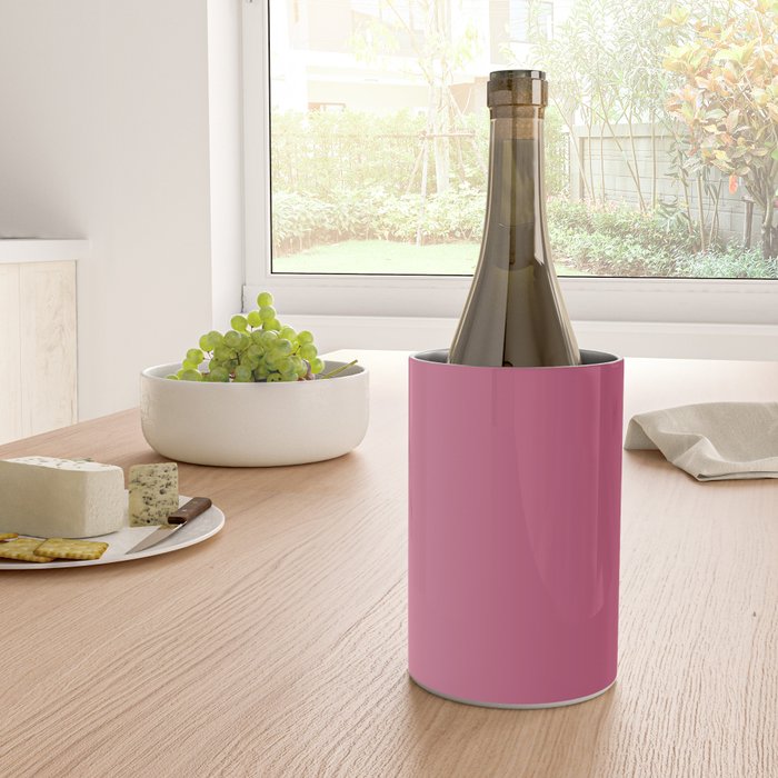 Rose Pink Solid Color Wine Chiller Gallery Image 4