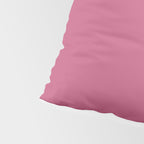 Rose Pink Solid Color Pillow Sham Gallery Image 4