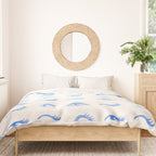 Mascara Envy - Blue OmbrÃ© Palette Duvet Cover Gallery Image 3