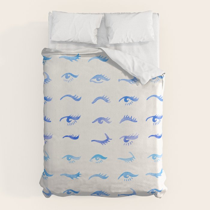 Mascara Envy - Blue OmbrÃ© Palette Duvet Cover Gallery Image 6