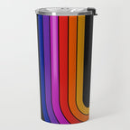 Black Rainbow Tunnel Travel Mug Gallery Image 2