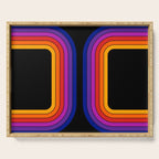 Black Rainbow Tunnel Serving Tray Gallery Image 1