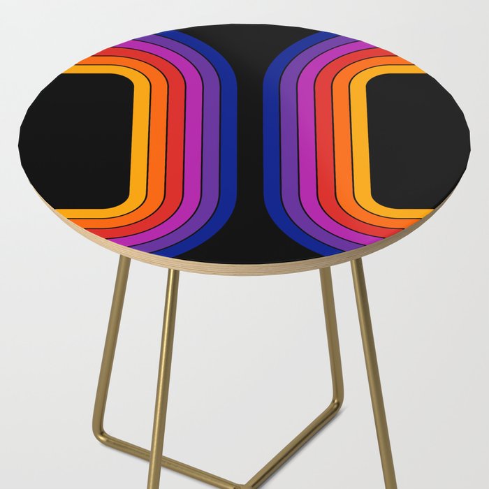 Black Rainbow Tunnel Side Table Gallery Image 2