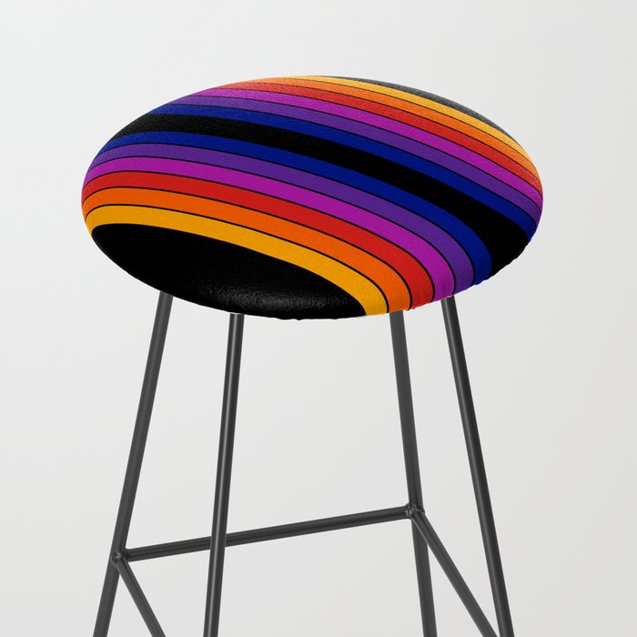 Black Rainbow Tunnel Stool Gallery Image 2