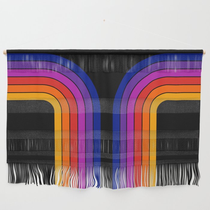 Black Rainbow Tunnel Wall Hanging Gallery Image 1