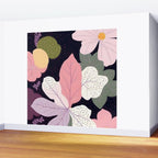 Hope Blossoms, Nature Botanical Dark Garden, Positivity Blush Pastel Bohemian, Vintage Illustration Painting Neutral Eclectic Plants Wall Mural Gallery Image 2