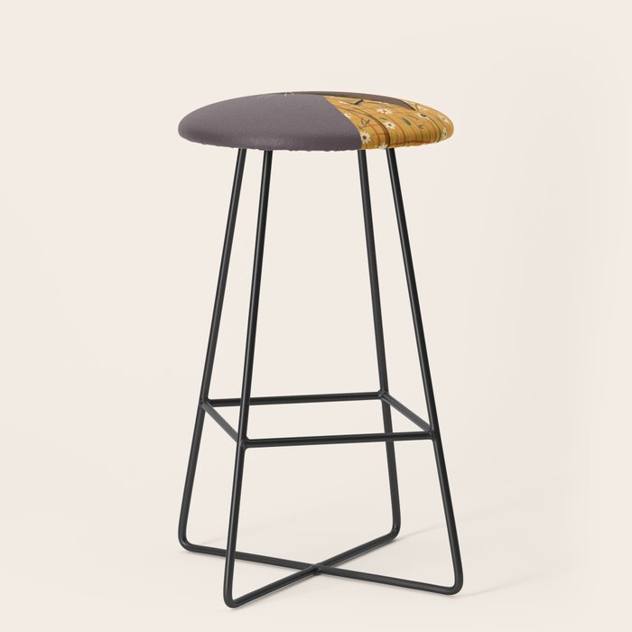 Cool Cat in Summer Shirt Stool Gallery Image 1