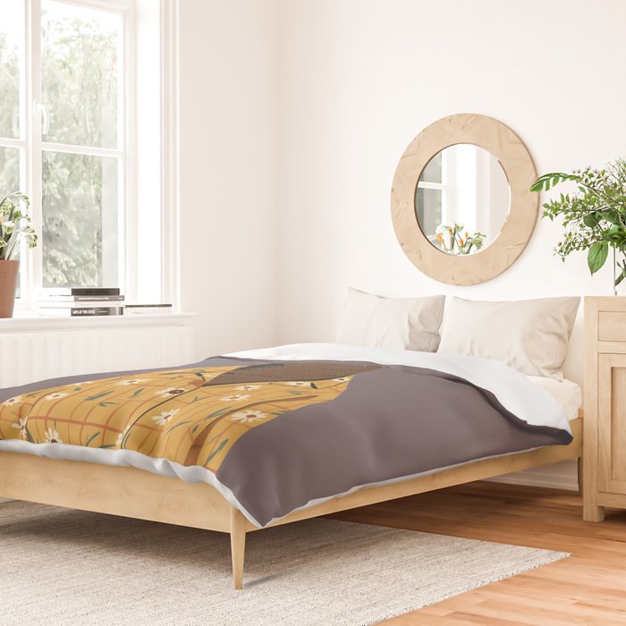 Cool Cat in Summer Shirt Duvet Cover Gallery Image 2