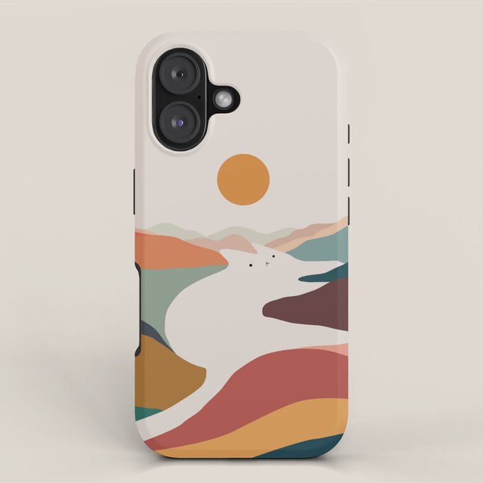 Cat Landscape 190 iPhone Case Gallery Image 1