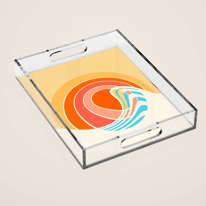 Sun Surf Acrylic Tray Gallery Image 1