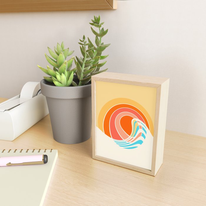 Sun Surf Mini Art Print Gallery Image 2