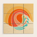 Sun Surf Wood Wall Art Gallery Image 1
