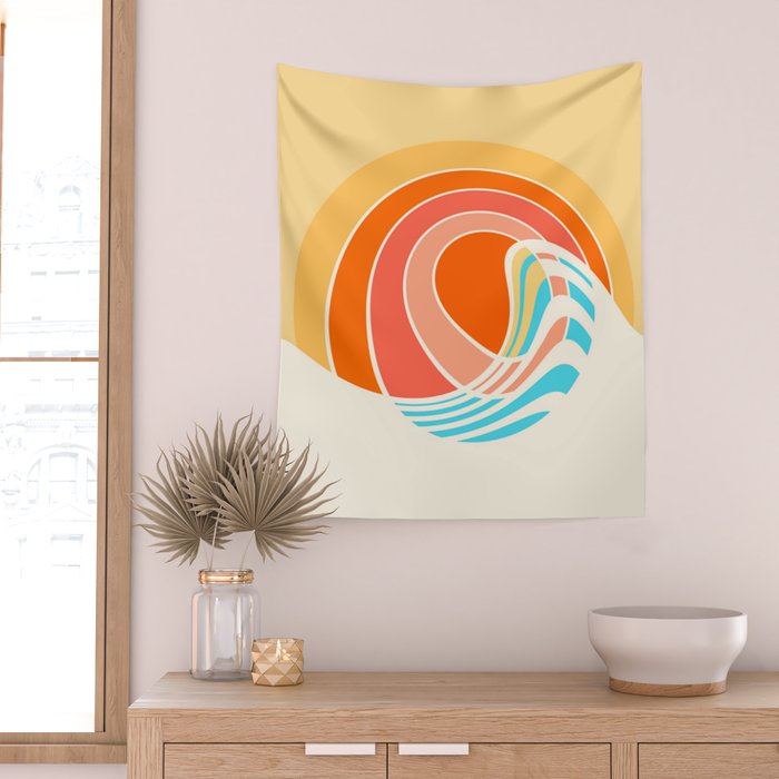 Sun Surf Wall Tapestry Gallery Image 2