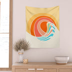Sun Surf Wall Tapestry Gallery Image 2