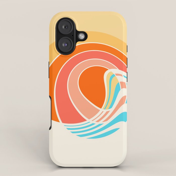 Sun Surf iPhone Case Gallery Image 1