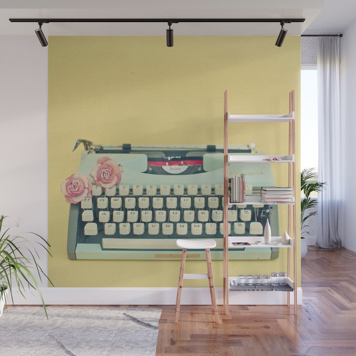 The Typewriter Wall Mural Gallery Image 1