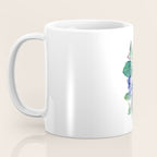 Blueberry branches painted in watercolor Coffee Mug Gallery Image 3