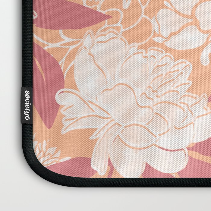 Modern floral blooms PF2 Laptop Sleeve Gallery Image 3