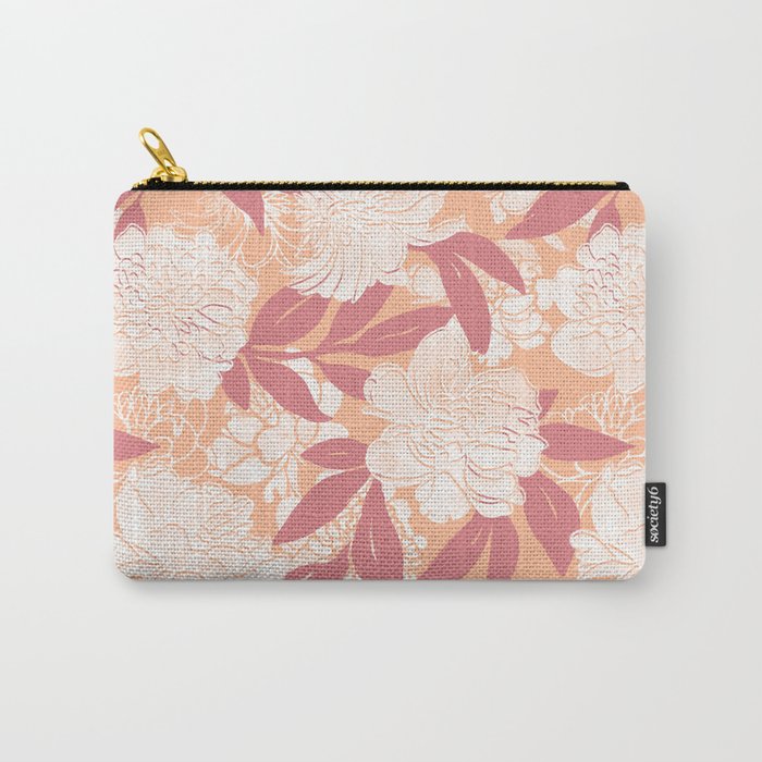 Modern floral blooms PF2 Carry All Pouch Gallery Image 1