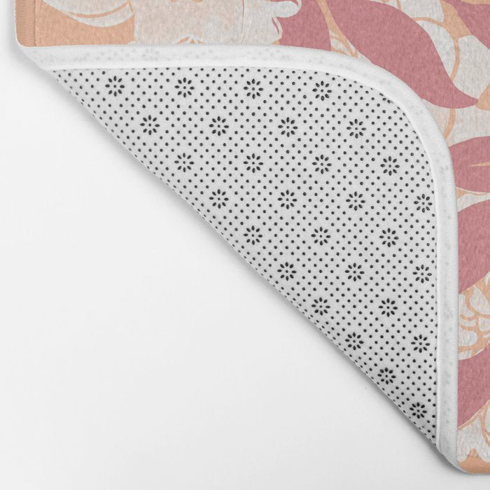 Modern floral blooms PF2 Bath Mat Gallery Image 2