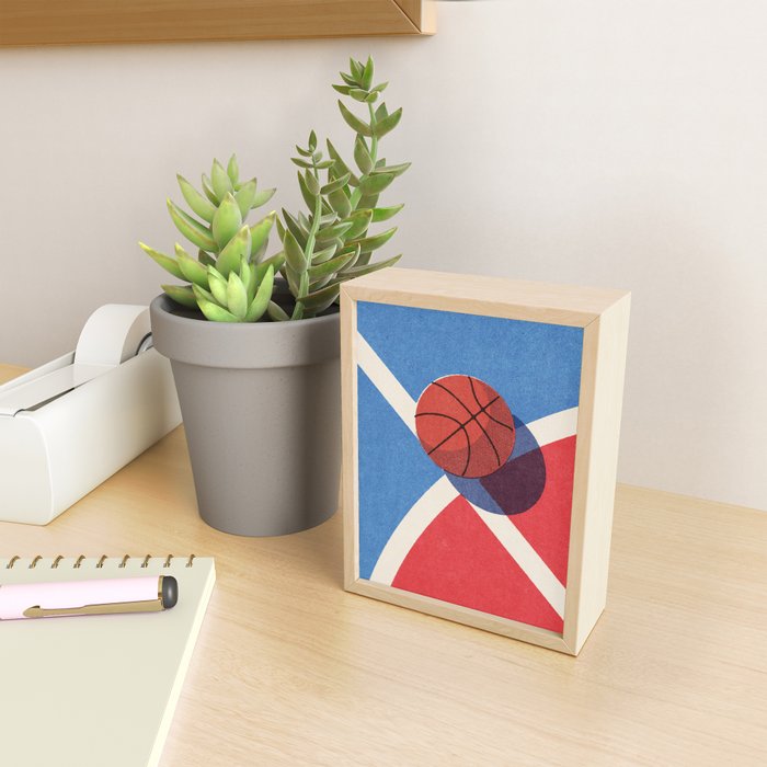 BALLS / Basketball - outdoor I Mini Art Print Gallery Image 2