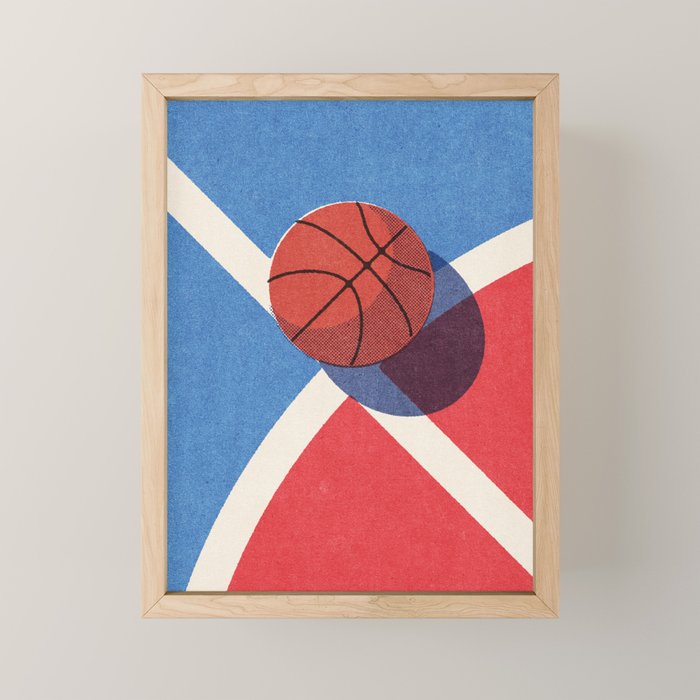 BALLS / Basketball - outdoor I Mini Art Print Gallery Image 1