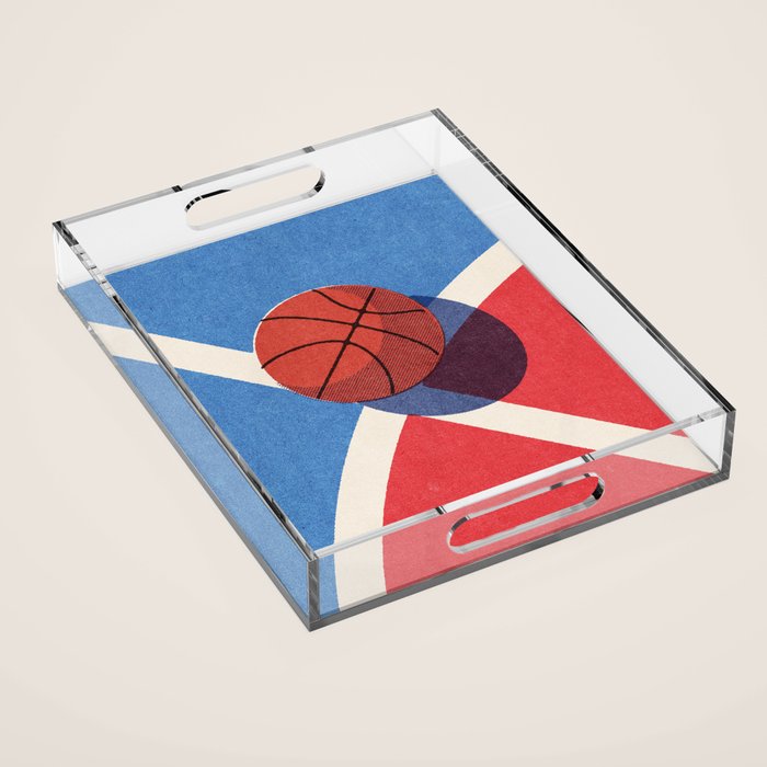 BALLS / Basketball - outdoor I Acrylic Tray Gallery Image 1