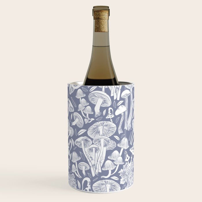 Delicious Autumn botanical poison IV // blue grey background Wine Chiller Gallery Image 1