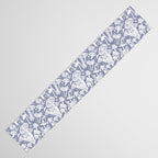 Delicious Autumn botanical poison IV // blue grey background Table Runner Gallery Image 3