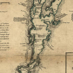 Vintage Map of Lake Champlain & Lake George (1776) Coffee Mug Gallery Image 2