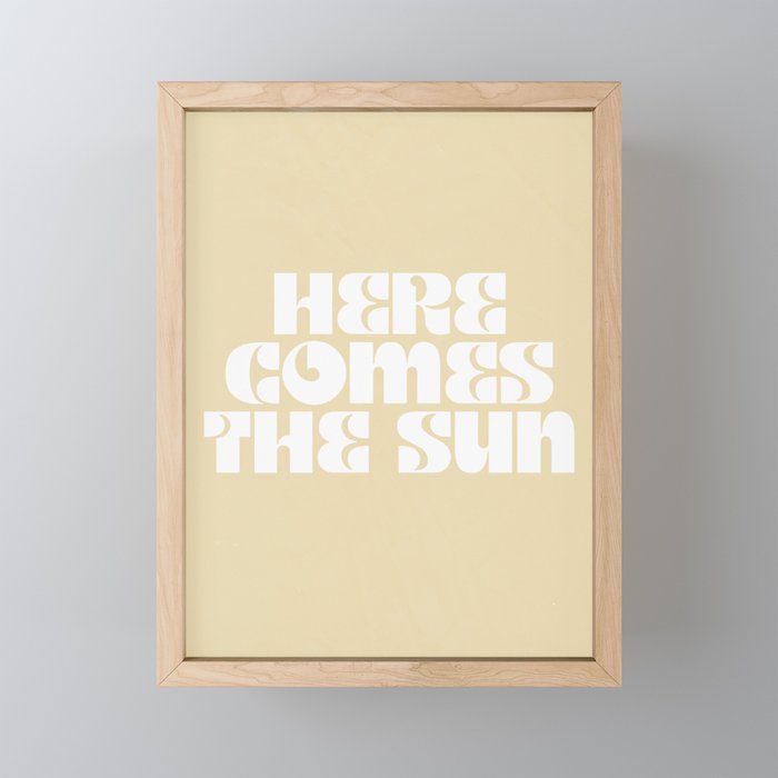 here comes the sun Mini Art Print Gallery Image 1