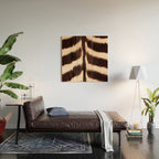 Zebra - zebra stripes -zebra skin - genuine - beautiful  Wood Wall Art Gallery Image 2