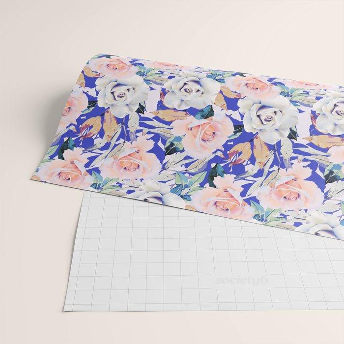 Modern Vibrant Flowery Garden B Wrapping Paper Gallery Image 2
