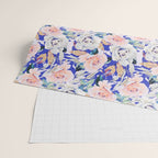 Modern Vibrant Flowery Garden B Wrapping Paper Gallery Image 2