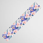 Modern Vibrant Flowery Garden B Table Runner Gallery Image 3