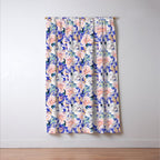 Modern Vibrant Flowery Garden B Window Curtain Gallery Image 3