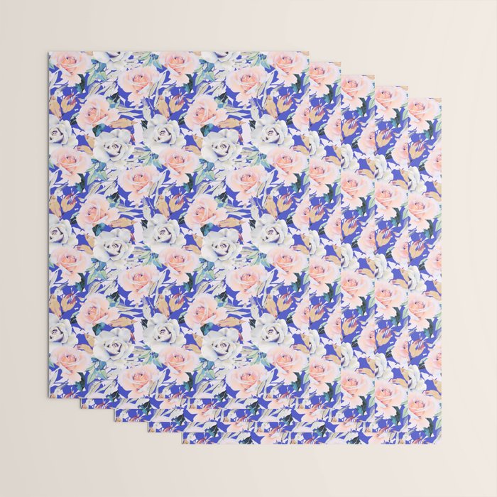 Modern Vibrant Flowery Garden B Wrapping Paper Gallery Image 3