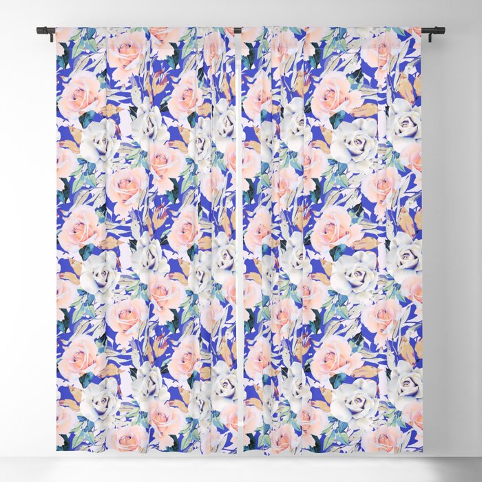 Modern Vibrant Flowery Garden B Window Curtain Gallery Image 1