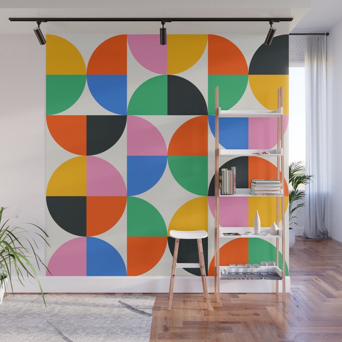 BAUHAUS PATTERN STUDY 02 Wall Mural Gallery Image 1