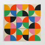 BAUHAUS PATTERN STUDY 02 Wood Wall Art Gallery Image 1