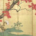 Maple Tree Japanese Edo Period Six-Panel Gold Leaf Screen Coffee Mug Gallery Image 2