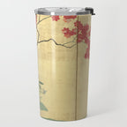 Maple Tree Japanese Edo Period Six-Panel Gold Leaf Screen Travel Mug Gallery Image 2