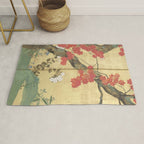 Maple Tree Japanese Edo Period Six-Panel Gold Leaf Screen Rug Gallery Image 1