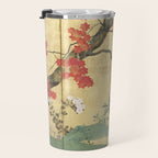 Maple Tree Japanese Edo Period Six-Panel Gold Leaf Screen Travel Mug Gallery Image 3