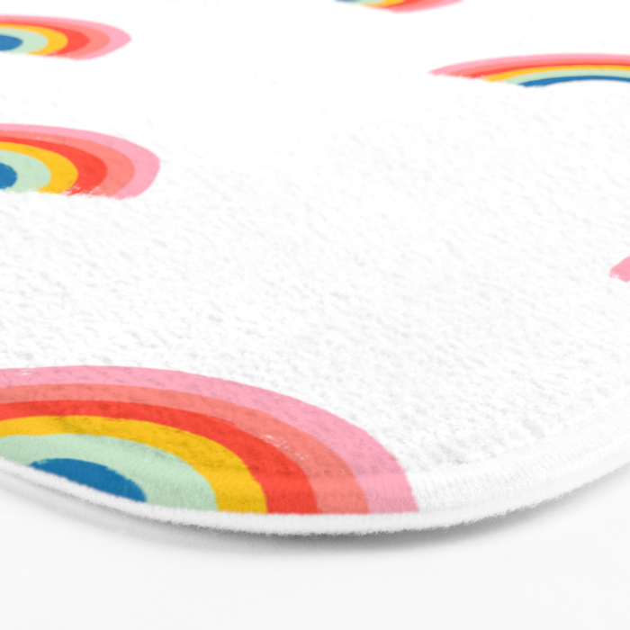 Happy Rainbow Bath Mat Gallery Image 3